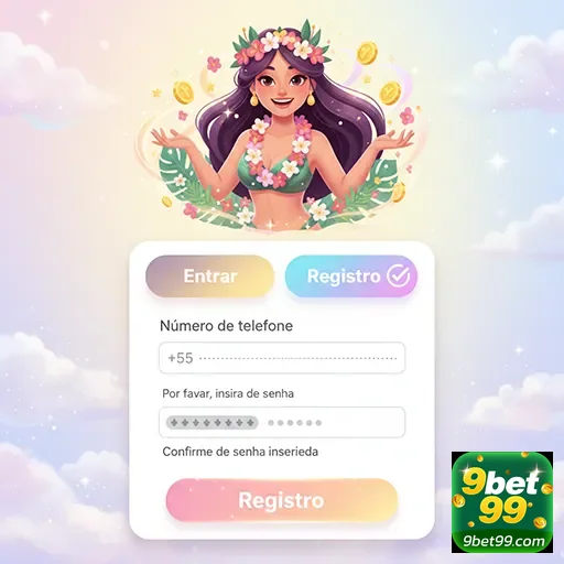 Ilustração de Acesse o cassino online 9bet99 com rapidez e segurança