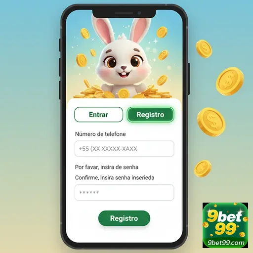 Ilustração de Acesse a plataforma de jogos 9bet99 com segurança máxima